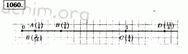Номер 1060 - Решебник по математике 5 класс Виленкин