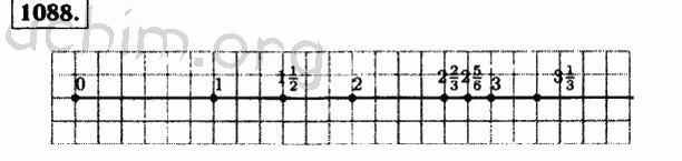 Номер 1088 - Решебник по математике 5 класс Виленкин