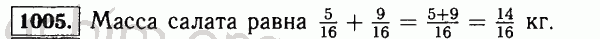 Номер 1005 - Решебник по математике 5 класс Виленкин