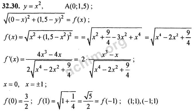 Номер 32.30 - ГДЗ по алгебре 10-11 класс Мордкович