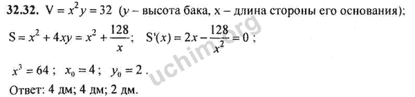 Номер 32.32 - ГДЗ по алгебре 10-11 класс Мордкович