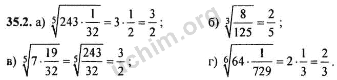 Номер 35.2 - ГДЗ по алгебре 10-11 класс Мордкович