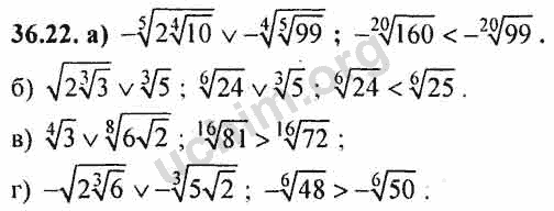 Номер 36.22 - ГДЗ по алгебре 10-11 класс Мордкович