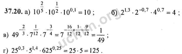 Номер 37.20 - ГДЗ по алгебре 10-11 класс Мордкович
