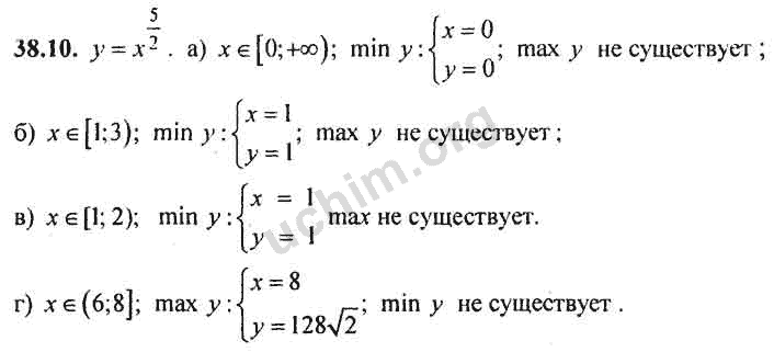 Номер 38.10 - ГДЗ по алгебре 10-11 класс Мордкович