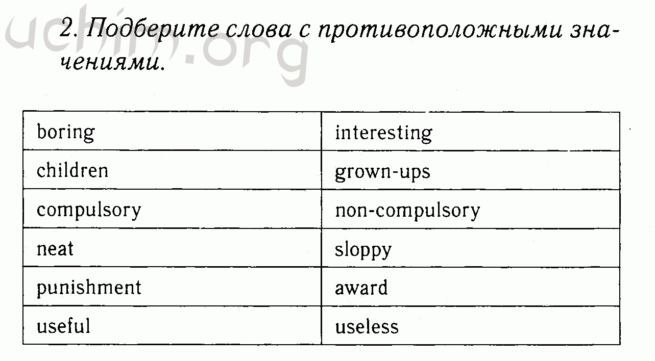 Номер 2 - Решебник по английскому языку 7 класс Биболетова