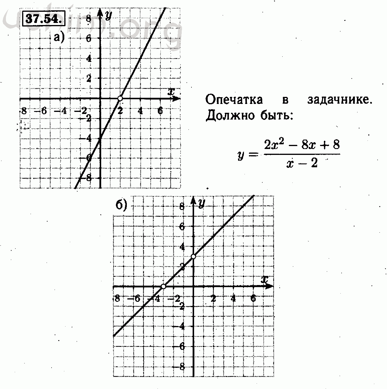 Номер 37.54 - Решебник по алгебре 7 класс Мордкович
