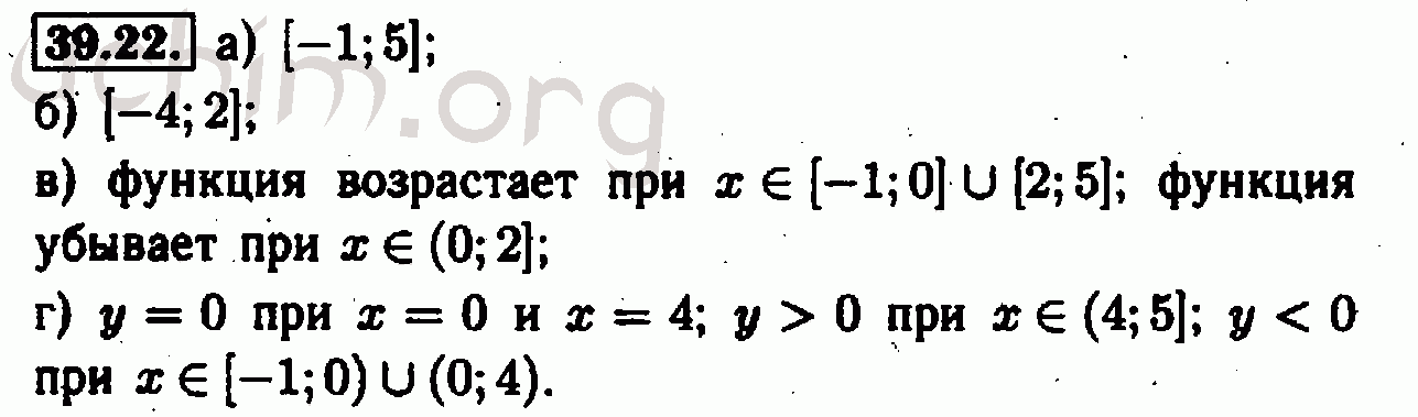 Номер 39.22 - Решебник по алгебре 7 класс Мордкович