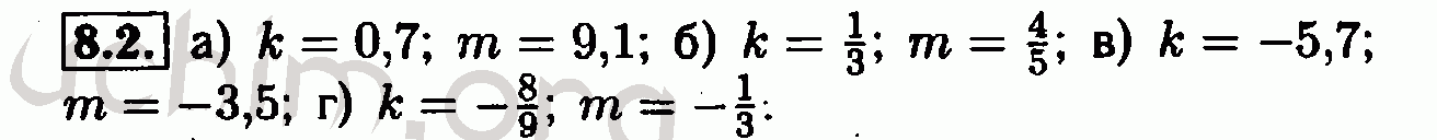 Номер 8.2 - Решебник по алгебре 7 класс Мордкович
