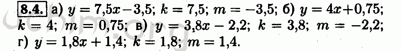 Номер 8.4 - Решебник по алгебре 7 класс Мордкович