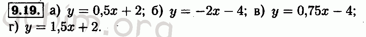 Номер 9.19 - Решебник по алгебре 7 класс Мордкович