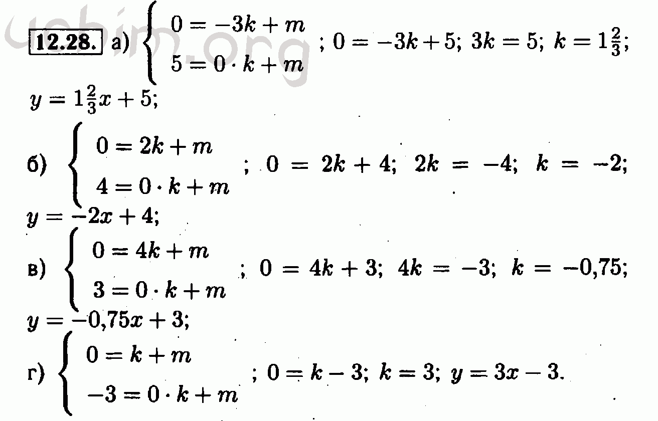 Номер 12.28 - Решебник по алгебре 7 класс Мордкович