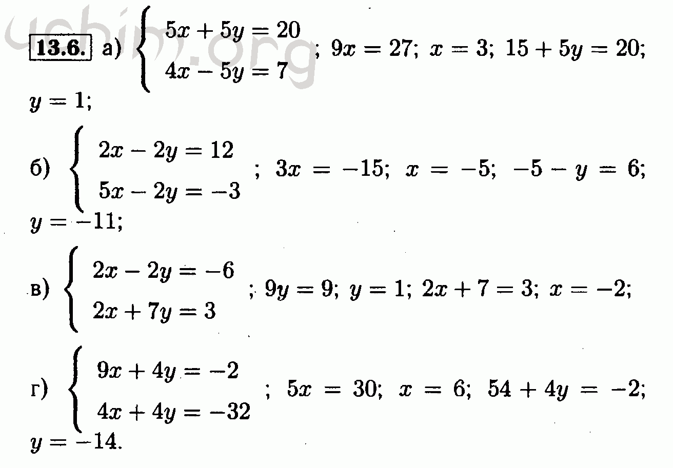 Алгебра 7 класс решебник