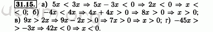Номер 31.15 - Решебник по алгебре 8 класс Мордкович