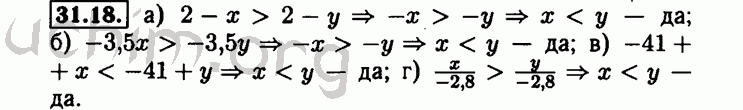 Номер 31.18 - Решебник по алгебре 8 класс Мордкович
