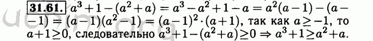 Номер 31.61 - Решебник по алгебре 8 класс Мордкович