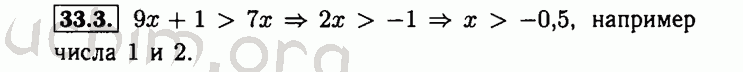 Номер 33.3 - Решебник по алгебре 8 класс Мордкович