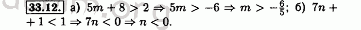 Номер 33.12 - Решебник по алгебре 8 класс Мордкович