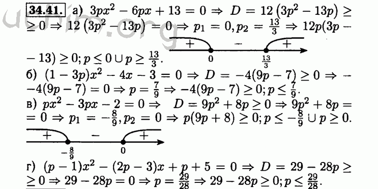 Номер 34.41 - Решебник по алгебре 8 класс Мордкович