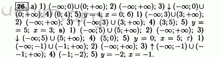 Номер 26 - Решебник по алгебре 8 класс Мордкович