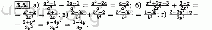 Номер 3.5 - Решебник по алгебре 8 класс Мордкович