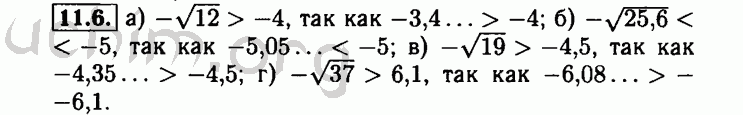 Номер 11.6 - Решебник по алгебре 8 класс Мордкович
