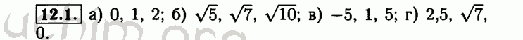 Номер 12.1 - Решебник по алгебре 8 класс Мордкович