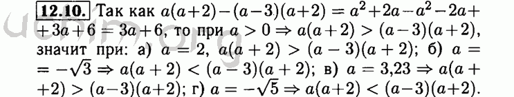 Номер 12.10 - Решебник по алгебре 8 класс Мордкович