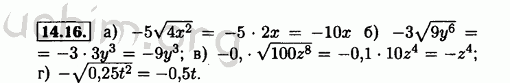 Алгебра 8 класс номер 14.2