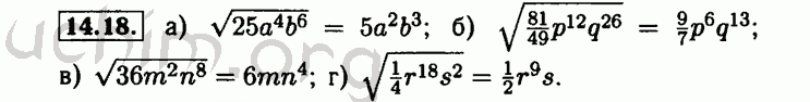 Номер 14.18 - Решебник по алгебре 8 класс Мордкович