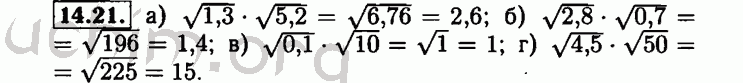 Номер 14.21 - Решебник по алгебре 8 класс Мордкович
