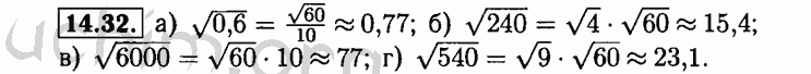 Номер 14.32 - Решебник по алгебре 8 класс Мордкович