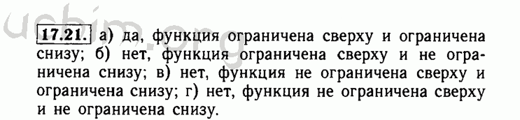Номер 17.21 - Решебник по алгебре 8 класс Мордкович