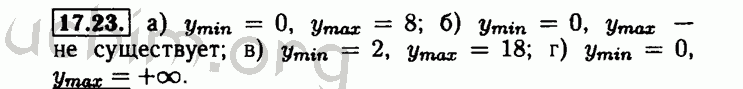Номер 17.23 - Решебник по алгебре 8 класс Мордкович