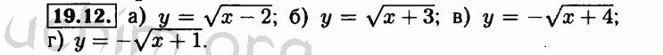 Номер 19.12 - Решебник по алгебре 8 класс Мордкович