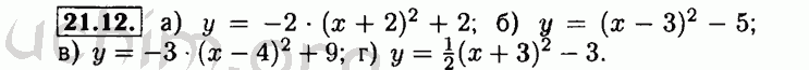 Номер 21.12 - Решебник по алгебре 8 класс Мордкович