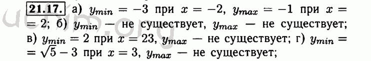 Номер 21.17 - Решебник по алгебре 8 класс Мордкович