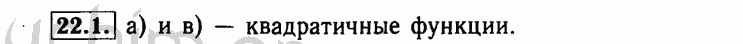 Номер 22.1 - Решебник по алгебре 8 класс Мордкович