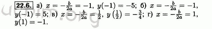 Номер 22.6 - Решебник по алгебре 8 класс Мордкович
