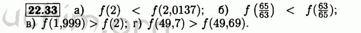 Номер 22.33 - Решебник по алгебре 8 класс Мордкович