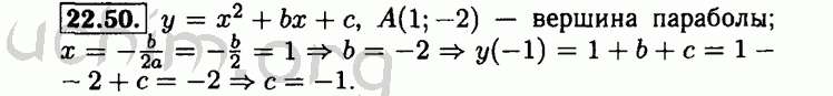 Номер 22.50 - Решебник по алгебре 8 класс Мордкович
