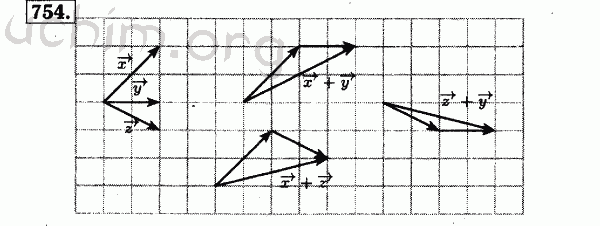 Номер 754 - Решебник по геометрии 7-9 класс Атанасян