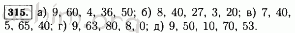 Номер 315 - Решебник по математике 5 класс Виленкин