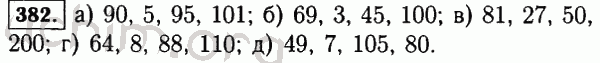 Номер 382 - Решебник по математике 5 класс Виленкин