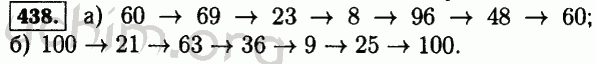 Номер 438 - Решебник по математике 5 класс Виленкин