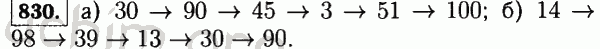 Номер 830 - Решебник по математике 5 класс Виленкин