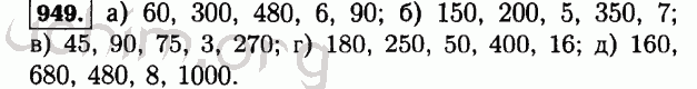 Номер 949 - Решебник по математике 5 класс Виленкин