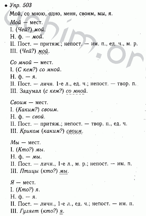 Русский язык 6 класс ладыженская 94
