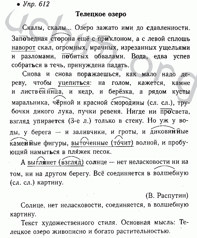 ГДЗ (решебники) по русскому языку