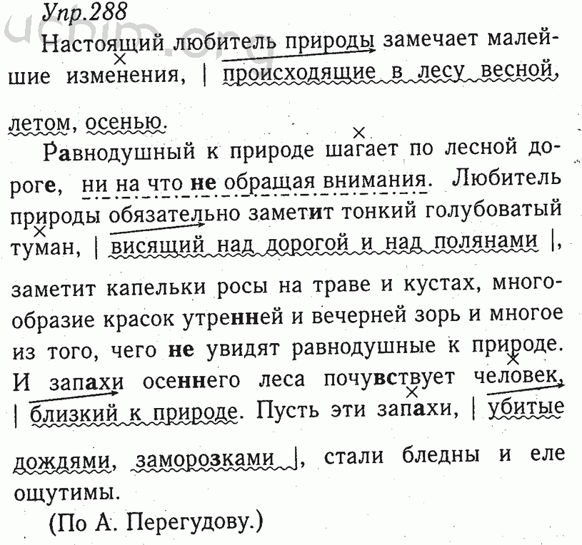 Настоящий любитель природы замечает. Русский язык 8 класс Тростенцова номер 288. Гдз по русскому языку 8 класс номер 288. Русский язык 5 класс номер 288. Гдз по русскому языку 7 класс ладыженская номет288.